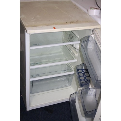 1143 - A CANDY UNDER COUNTER FRIDGE, 54cm wide (PAT pass and working at 5 degress)