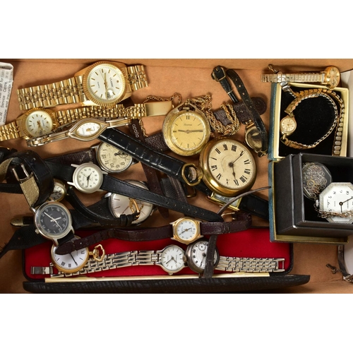 121 - A SELECTION OF ITEMS, to include a mechanical hand wound Rotary wristwatch, with subsidiary dial at ... 