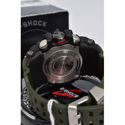 131 - A CASIO G-SHOCK MUDMASTER WRISTWATCH, black multifunctional dial with quarterly Arabic numerals, fit... 