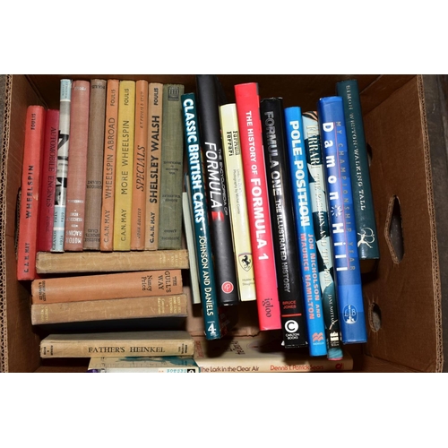 381 - SEVEN BOXES OF BOOKS, includes three Folio Society books in slip cases, comprising 'Anne Frank Diary... 