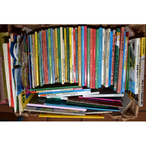 459 - FIVE BOXES AND LOOSE BOOKS, to include children's books (Bloomsbury Books/Warne Beatrix Potter, annu... 