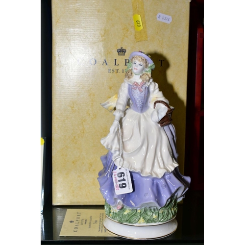 619 - A BOXED LIMITED EDITION COALPORT FIGURE 'THE EPIC STORY COLLECTION-TESS', No.55/250, produced exclus... 