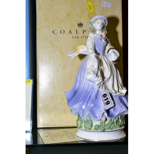 619 - A BOXED LIMITED EDITION COALPORT FIGURE 'THE EPIC STORY COLLECTION-TESS', No.55/250, produced exclus... 