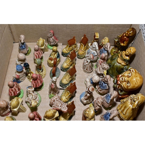 622 - APPROXIMATELY FIFTY WADE WHIMSIE NURSERY FAVOURITE NURSERIES MINIATURE FIGURES ETC, including charac... 