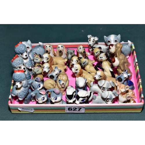 627 - APPROXIMATELY THIRTY FOUR WADE WHIMSIES, four Fifi (Poodle) and two Mitzi Kitten from 'Bengo and his... 