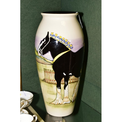 631 - A MOORCROFT 'LOCK ANNA' DESIGN BALUSTER SHAPED VASE, designed by Kerry Goodwin for the 140th anniver... 