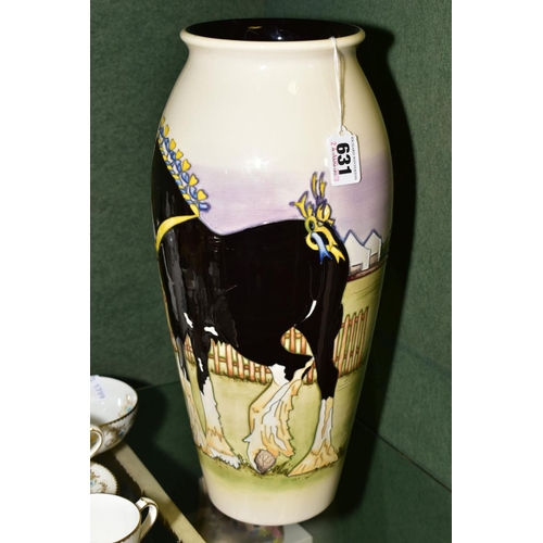 631 - A MOORCROFT 'LOCK ANNA' DESIGN BALUSTER SHAPED VASE, designed by Kerry Goodwin for the 140th anniver... 