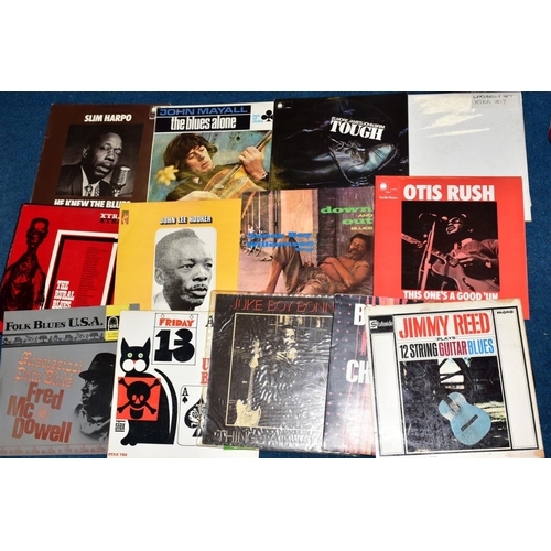 688 - TWELVE LPs OF BLUES MUSIC AND AN XTRA BOX SET, 'THE RURAL BLUES', other artists include 'He Knew the... 