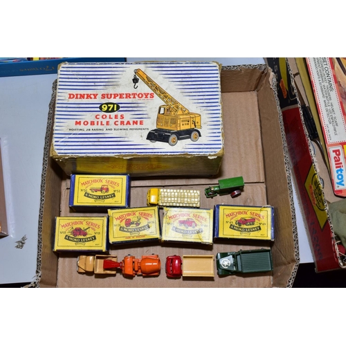 697 - FIVE BOXED MATCHBOX 1-75 SERIES DIECAST VEHICLES, Bedford Wreck truck, No 13, E.R.F. Cement Mixer, N... 