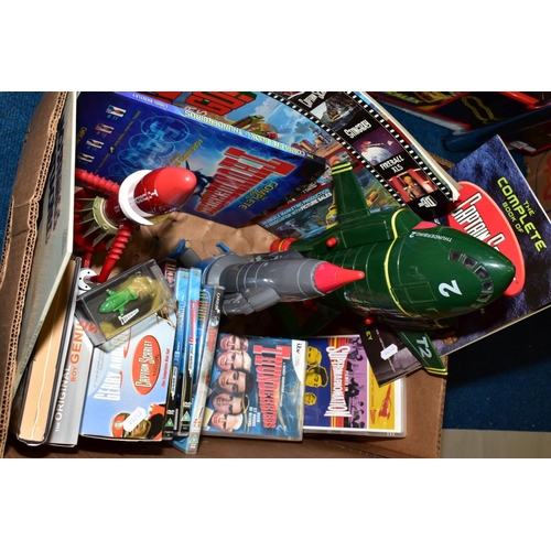 711 - A COLLECTION OF GERRY ANDERSON PROGRAMME TOYS AND MEMORABILIA, to include modern large scale plastic... 