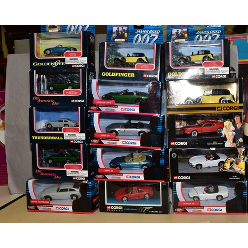 714 - A QUANTITY OF BOXED CORGI CLASSICS JAMES BOND CARS, from various collections, including The Director... 