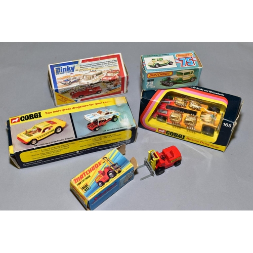 719 - A QUANTITY OF BOXED DIECAST VEHICLES, Dinky Toys Truimph TR7 Rally, No 207, Corgi Toys Adams Drag-St... 