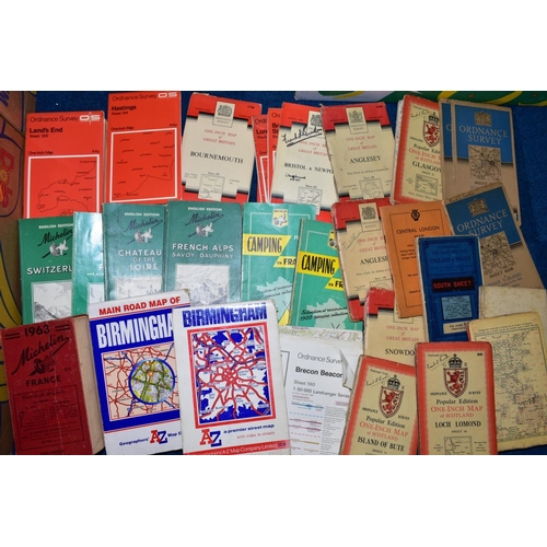 720 - A QUANTITY OF ORDNANCE SURVEY AND OTHER MAPS, assorted series, scales and era's, 1960's and later Mi... 