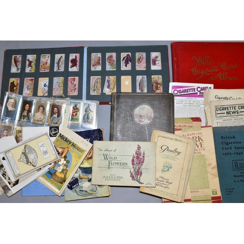 734 - MISCELLANEOUS EPHEMERA, consisting of cigarette cards, silks, Murray's Guides, Royalty postcards and... 