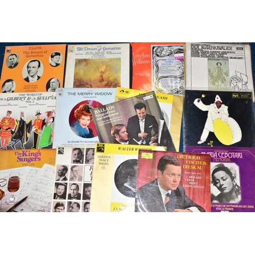 741 - FOUR BOXES CONTAINING TWO HUNDRED LPS AND BOX SETS of mostly Classical, Operatic, Blues and Jazz Rec... 