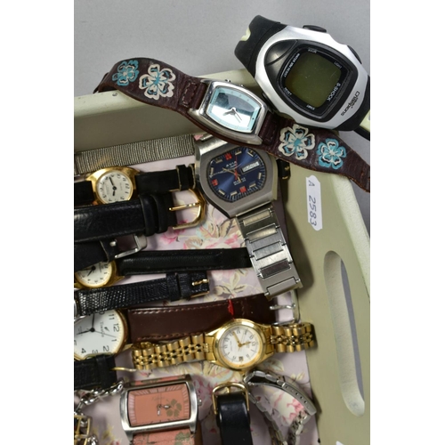 139 - A COLLECTION OF WRISTWATCHES, to include an Avia-matic 25 jewels incabloc wristwatch, featuring a bl... 
