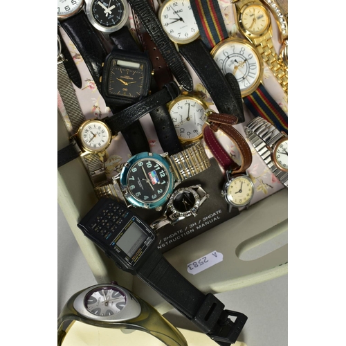 139 - A COLLECTION OF WRISTWATCHES, to include an Avia-matic 25 jewels incabloc wristwatch, featuring a bl... 