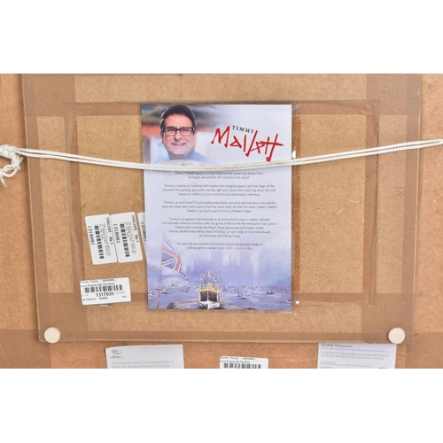 303 - TIMMY MALLETT (BRITISH CONTEMPORARY) 'GIANT POPPIES BY THE POOL', signed top right, oil on board, ap... 