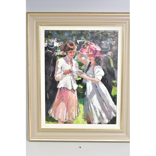 309 - SHERREE VALENTINE DAINES (BRITISH 1959) 'ROYAL ASCOT, LADIES DAY II', a limited edition print 48/195... 
