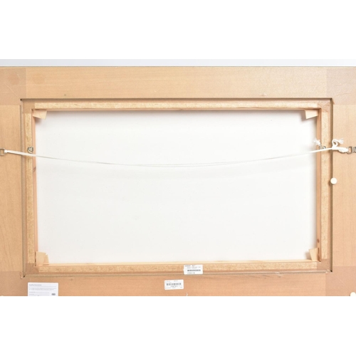 310 - HAYLEY GOODHEAD (BRITISH CONTEMPORARY) 'DAMIENS HERD', a limited edition print on canvas 59/195, cow... 