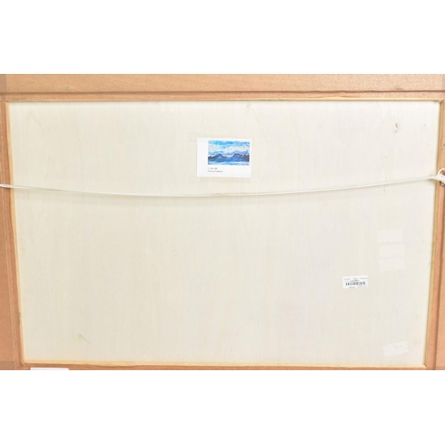 311 - JENNINE PARKER (BRITISH CONTEMPORARY) 'FORCE OF NATURE I', abstract seascape signed bottom right, mi... 