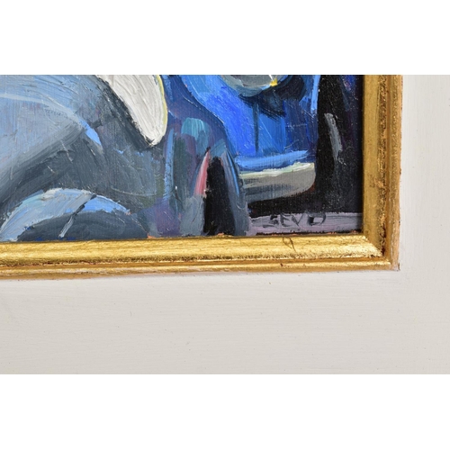 322 - SHERREE VALENTINE DAINES (BRITISH 1959) 'NUMBER 20', small children on a fairground ride, initialled... 