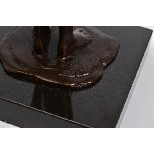 327 - SHERREE VALENTINE DAINES (BRITISH 1959) 'OUT TO PLAY', a limited edition bronze sculpture of a girl ... 