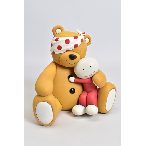 328 - DOUG HYDE (BRITISH 1972) 'PUDSEY', a limited edition coldcast porcelain sculpture 413/595, impressed... 