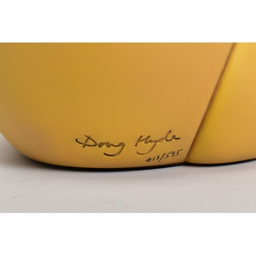 328 - DOUG HYDE (BRITISH 1972) 'PUDSEY', a limited edition coldcast porcelain sculpture 413/595, impressed... 