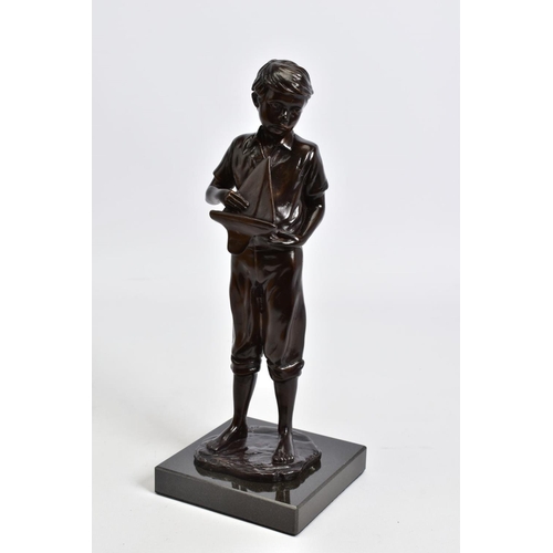 329 - SHERREE VALENTINE DAINES (BRITISH 1959) 'CHILDHOOD DREAMS', an artist proof bronze sculpture of a bo... 