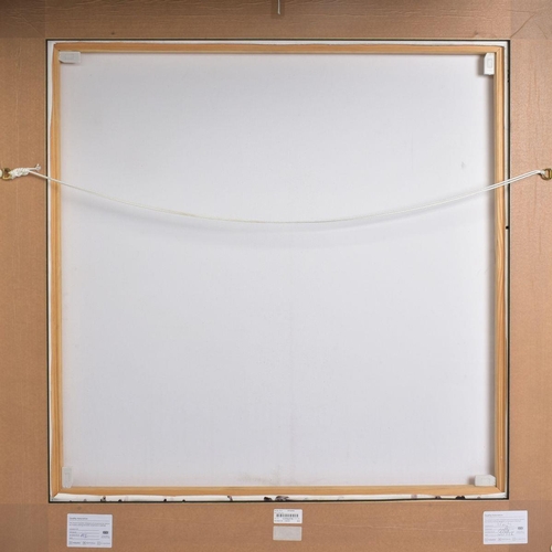 333 - KRIS HARDY (BRITISH 1978) 'NEW YORK TAXI' a modernist New York street scene, signed bottom right, oi... 