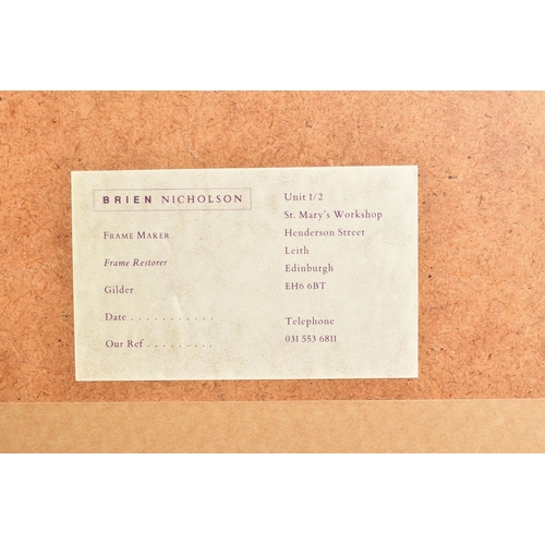 336 - BARBARA RAE CBE R.A RSA. FRSE (SCOTTISH 1943) 'BEACH HUT, BAGNO ROMANO' a view of an Italian beach, ... 