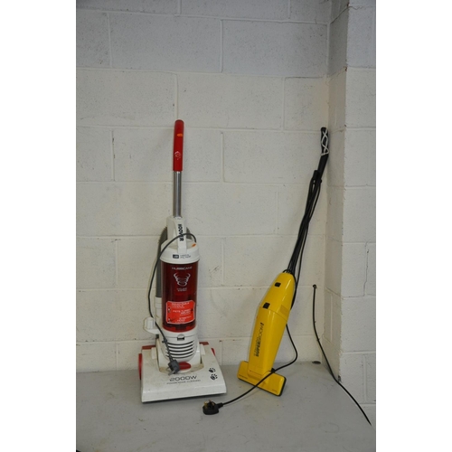 1128 - A HOOVER HURRICANE 2000W vacuum cleaner, and an Electrolux superbroom vacuum cleaner (2)