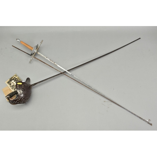 275 - BRITISH 1899 GYMNASIA MODEL PRACTICE SWORD, purchased directly from Aldershot Military school Museum... 