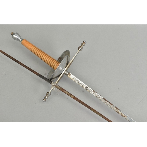 275 - BRITISH 1899 GYMNASIA MODEL PRACTICE SWORD, purchased directly from Aldershot Military school Museum... 