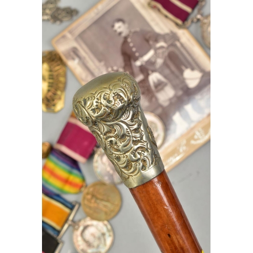 282 - A SIGNIFICANT AND UNIQUE GROUP OF SIX MEDALS, to a soldier who served in the 2st Battalion, North St... 