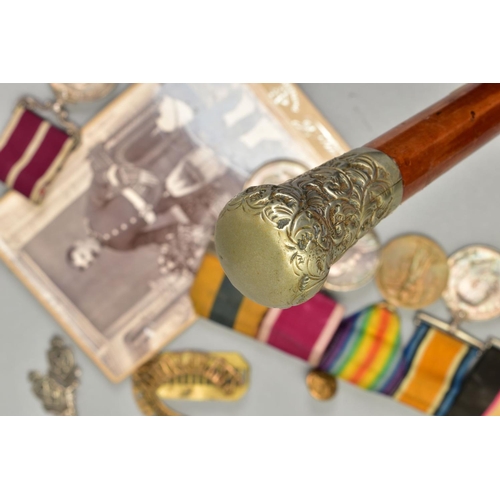 282 - A SIGNIFICANT AND UNIQUE GROUP OF SIX MEDALS, to a soldier who served in the 2st Battalion, North St... 