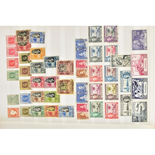 286 - BRITISH COMMONWEALTH SELECTION OF STAMPS IN RED STOCKBOOK MOSTLY MINT, Note 1935 Malta Silver Jubile... 