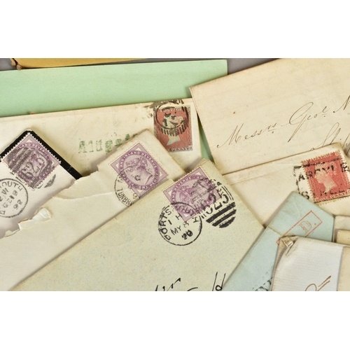 287 - INTERESTING SELECTION OF MAINLY 19TH CENTURY PORTAL HISTORY, PRE AND POST STAMPS, mainly Great Brita... 