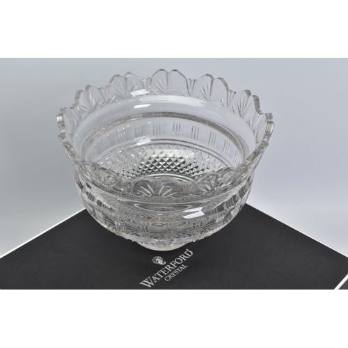 442 - A BOXED WATERFORD CRYSTAL 'KINGS' BOWL, designed by John Connolly for Designers Gallery Collection, ... 