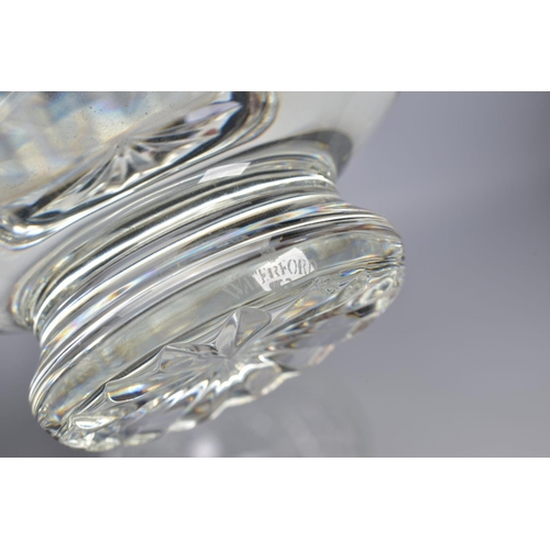 455 - TWO WATERFORD CRYSTAL KILLEEN BOWLS, one boxed, both stamped to bases, height 10cm x diameter 14.5cm... 