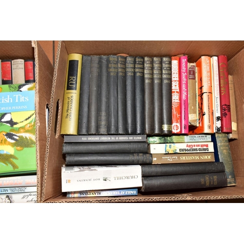 561 - SIX BOXES OF BOOKS, subjects include Biographies, cold war history, Methodism, Military History, 20t... 