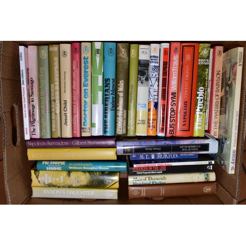 561 - SIX BOXES OF BOOKS, subjects include Biographies, cold war history, Methodism, Military History, 20t... 