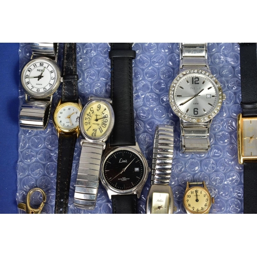 90 - A SELECTION OF LADY'S AND GENTLEMEN'S WRISTWATCHES, to include nineteen wristwatches such as a lady'... 