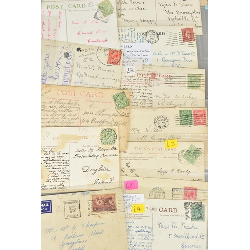 292 - BOX OF MAINLY 20TH CENTURY GREAT BRITAIN POSTAL HISTORY, largely circulated with postmarks, note gua... 