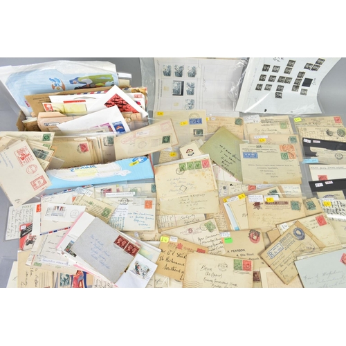 292 - BOX OF MAINLY 20TH CENTURY GREAT BRITAIN POSTAL HISTORY, largely circulated with postmarks, note gua... 