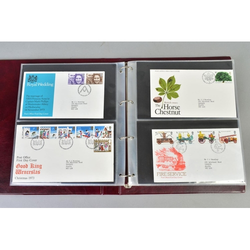 295 - GREAT BRITAIN DAY COVERS IN EIGHT ALBUMS, late 1960's to approximately 2003, Definitives and Commemo... 