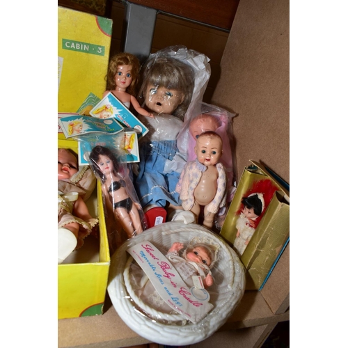 384 - A COLLECTION OF ASSORTED PLASTIC AND VINYL DOLLS, mainly 1950's to 1970's to include Palitoy, Pedigr... 