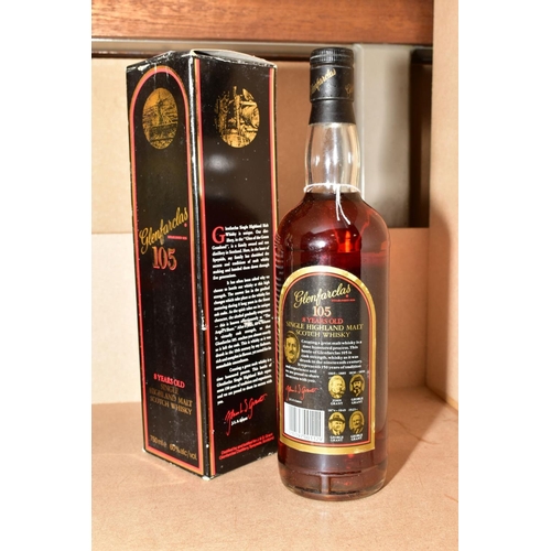 398 - ONE BOTTLE OF GLENFARCLAS 105, 8 year old Single Highland Malt Scotch Whisky, 60% vol, 750ml, fill l... 