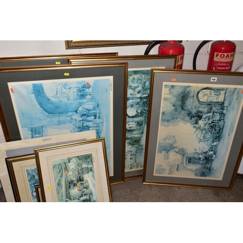 425 - ERIC STURGEON (1920-1999) Six framed limited and open edition prints, signed to lower margins all fa... 